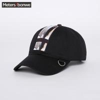 美特斯邦威棒球帽男2018夏季新款拼接印花潮流遮阳鸭舌帽商场款775100