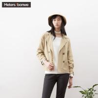 美特斯邦威针织衫女2018春装宽松变针百搭套头毛衣商场款716619