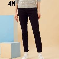 细节图有误 4M休闲裤子男冬季都市舒适百搭弹力小脚裤