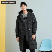 美特斯邦威 冬装 款棉衣外套男长款韩版帅气百搭潮商场款231359