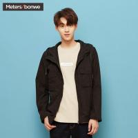 美特斯邦威夹克男外套男士舒适韩版潮流连帽帅气夹克外衣