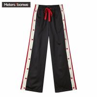 美特斯邦威休闲裤女2019春季新款时尚韩版休闲学生女梭织长裤