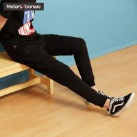 美特斯邦威休闲裤男秋季新款男装经典款束脚长裤潮流舒适运动卫裤749096