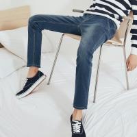 美特斯邦威牛仔裤男装春季休闲男裤简洁修身长裤756389