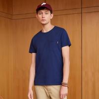 美特斯邦威短袖T恤男士夏季原宿风多色百搭口袋短袖T恤661232