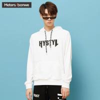 美特斯邦威卫衣男春秋季情侣装连帽套头衫宽松学生套头衫720091