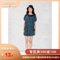 美特斯邦威女半裙夏装女印花舒适时尚散摆休闲半裙中短裙青少年潮