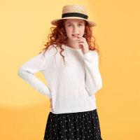 美特斯邦威cec毛衣女初夏简约纯色毛衫宽松慵懒风打底衫韩版上衣