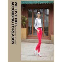 浪莎打底裤外穿哈伦裤子宽松舒适春夏装百搭小脚卫裤女