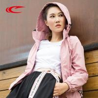 赛琪连帽风衣女2018秋冬新款保暖舒适短款加厚运动外套女时尚上衣228558