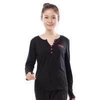 赛琪(SAIQI)上衣女士长袖T恤2018年秋季百搭韩版宽松休闲纯色潮打底衫运动T恤