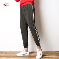 赛琪2019春夏季百搭九分裤收口梭织9分裤运动跑步休闲紧口长裤子159269