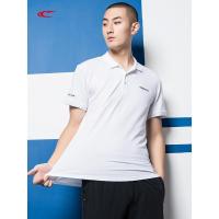 赛琪2019夏季百搭polo衫男短袖T恤翻领纯色体恤运动宽松休闲男装上衣118501