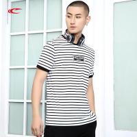 赛琪男士条纹圆领短袖T恤针织短袖休闲T恤118509