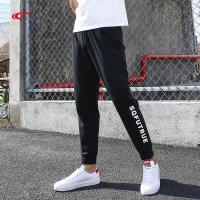 赛琪2019夏季百搭运动裤男小脚针织收脚裤跑步束脚裤紧口长裤子男209291