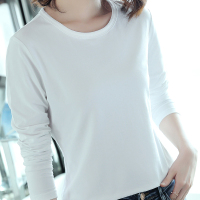 基础款百搭圆领长袖恤衫