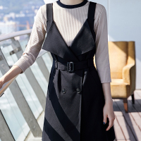 18新品气质套装减龄百搭两件套通勤裙装