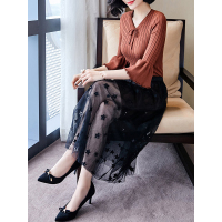 淑女气质套装超仙绣花两件套百搭吸睛裙装