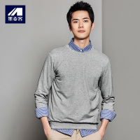 M-MAICCO 墨麦客男装2018秋季新款套头卫衣男圆领青年男士长袖上衣潮2542