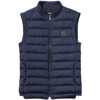 千纸鹤3260男装羽绒马甲男青年百搭纯色修身背心立领休闲马夹3260