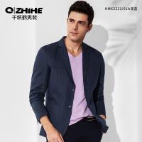 千纸鹤男装2019春秋季新款西装外套男青年韩版商务休闲小西装3221