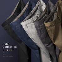 千纸鹤秋季棉质商务休闲裤男宽松男士裤子韩版直筒西裤男裤休闲裤男长裤065