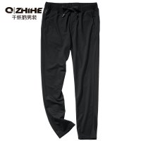 千纸鹤男装休闲裤男 2018夏季新款宽松休闲运动九分裤8089