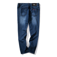 千纸鹤男装裤子2019新款青年韩版修身休闲猫须小脚牛仔裤男80111