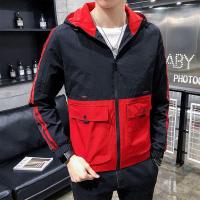 千纸鹤男外套2019休闲男装茄克潮流百搭舒适显瘦夹克30369