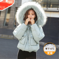 【反季清仓】冬款时尚大毛领保暖90%白鸭绒女士羽绒服