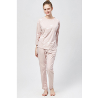 娅茜内衣长袖长裤针织棉女套装518908WT18