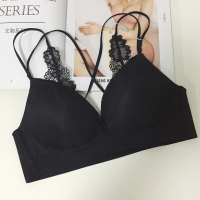 娅茜19美背内衣文胸女后背交叉蕾丝性感聚拢立挺无痕胸罩819321