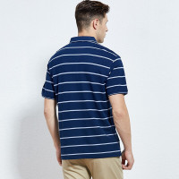 TRiES/才子男装春夏新款翻领条纹polo衫短袖T恤保罗衫T恤男_1