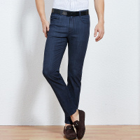 才子男装TRIES 牛仔裤 男士夏季款舒适百搭商务休闲男清凉透气牛仔裤