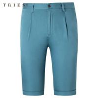 才子男装休闲短裤男士2020夏季新款青年修身弹力舒适中腰五分裤子