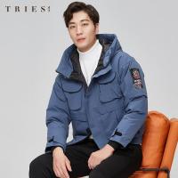才子男装舒适百搭商务休闲保暖轻盈男士羽绒服外套