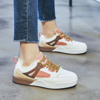 朴尼斯(Pounise)女士加绒保暖休闲鞋时尚韩版女潮鞋经典百搭 JJ88-2997