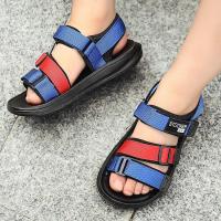 Mr.zuo男童凉鞋新款26码韩版27儿童沙滩鞋子28小孩29小学生30-31码男织带凉鞋