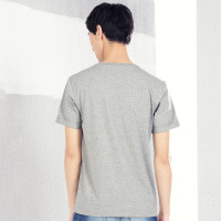 木林森户外男装 春夏新款运动休闲舒适吸湿透气男士圆领短袖T恤