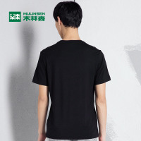 木林森户外 男短T恤 健身服 吸湿透气跑步短袖运动休闲轻薄训练服