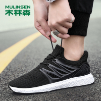 2019年春季新品男士时尚运动鞋舒适透气网面鞋
