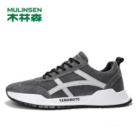 木林森男鞋2019春秋季休闲鞋男运动个性鞋子男青少年鞋旅游鞋潮鞋韩版潮流休闲英伦百搭男士板鞋