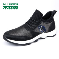 木林森男鞋时尚百搭韩版潮流网布透气男运动休闲跑步鞋