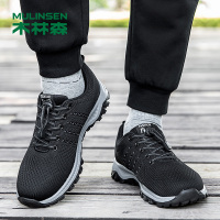 木林森男鞋2020新款中年爸爸鞋透气健步鞋防滑妈妈网鞋老人鞋
