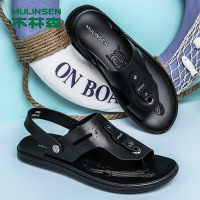 木林森(MULINSEN)凉鞋男士户外耐磨拖鞋两用室外穿可湿水开车沙滩凉拖鞋