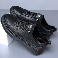 木林森(MULINSEN)小白鞋男韩版百搭休闲皮鞋男士时尚透气板鞋英伦时尚舒适青年潮鞋