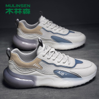 木林森软跑男鞋2022夏季新款透气男士休闲运动鞋网面轻便老爹鞋男潮鞋