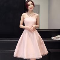 丝柏舍2018夏季新款女装纯色无袖口袋性感中长款气质连衣裙S72R0424