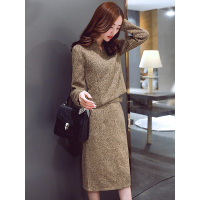丝柏舍2018秋装新款女装韩版纯色上衣搭修身半身裙套裙S63R0747