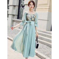 丝柏舍2019年春装女装时尚气质连衣裙S81R0259L